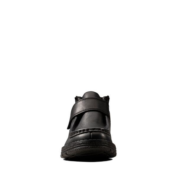 Clarks Girls Mendip Root Kid School Shoes Black | CA-4658139